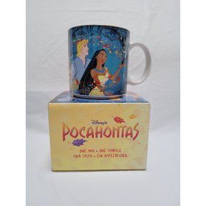 NIB VTG Disney Store - Walt Disney's Pocahontas Coffee Mug Cup w/Box